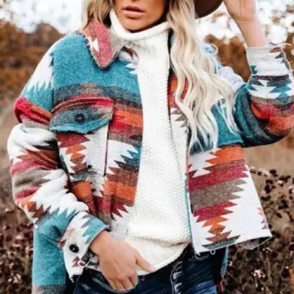 La Miel Zion Distressed Shacket